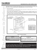 Предварительный просмотр 10 страницы Heatilator MH36A Operating Instructions Manual