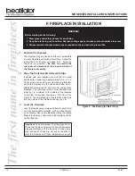 Предварительный просмотр 14 страницы Heatilator MH36A Operating Instructions Manual