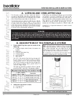 Preview for 4 page of Heatilator MHST36D Installation & Operating Instructions Manual