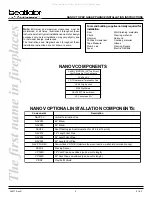 Preview for 4 page of Heatilator NANOV series Installation & Operating Instructions Manual