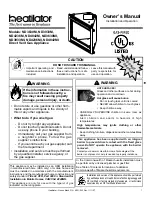 Предварительный просмотр 1 страницы Heatilator ND4842MI Owner'S Manual