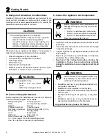 Предварительный просмотр 6 страницы Heatilator ND4842MI Owner'S Manual