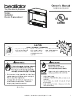 Heatilator SILH20E Owner'S Manual preview