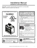 Heatilator ST42A Installation Manual preview