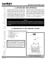 Предварительный просмотр 4 страницы Heatilator traditional T4800 Installation & Operating Instructions Manual