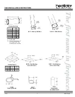 Предварительный просмотр 7 страницы Heatilator traditional T4800 Installation & Operating Instructions Manual