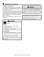 Preview for 4 page of Heatilator Wood Burning Fireplace EL36 Series Owner'S Manual