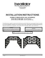 Heatilator WTBC36BB Installation Instructions preview