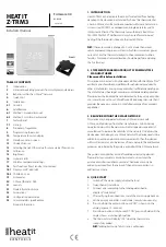 Heatit Controls HEATIT Z-TRM3 Installer Manual preview