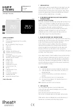 Preview for 1 page of Heatit Controls Z-TEMP2 Installer Manual