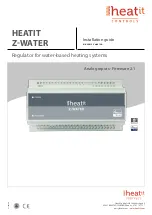 Heatit Z-WATER Installation Manual предпросмотр