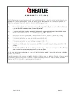 Preview for 8 page of Heatlie Barbecues Roaster series Instructions And General Information