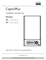 Heatline CaprizPlus 24 Installation And Servicing Manual предпросмотр