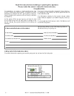 Preview for 2 page of Heatmaster AGL-SS-24NG Installation Instructions Manual