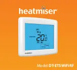 Heatmiser DT-ETS WiFi RF Manual предпросмотр