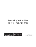 Предварительный просмотр 1 страницы Heatmiser PRT-ETS WiFi Operating Instructions Manual