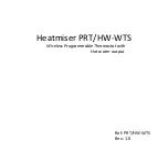 Предварительный просмотр 1 страницы Heatmiser PRT/HW-WTS User Manual