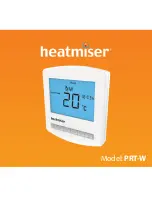 Предварительный просмотр 1 страницы Heatmiser PRT-W1 User Manual