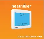 Предварительный просмотр 1 страницы Heatmiser TM1-NTS Instruction Manual