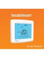 Предварительный просмотр 1 страницы Heatmiser touch-n User Manual