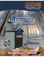 Heatmor Response 200 SSRII Operations, Maintenance Manual And Safety Instructions preview