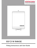 Heatrae Sadia B3 M Fitting Instructions And User Manual предпросмотр