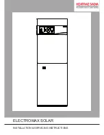 Preview for 1 page of Heatrae Sadia ELECTROMAX SOLAR Installation & Servicing Instructions Manual