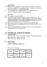 Предварительный просмотр 5 страницы Heatrae Sadia HANDY NO-TOUCH Fitting Instructions And User Manual