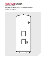 Preview for 1 page of Heatrae Sadia Megalife 100E Installation Manual