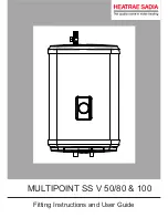 Heatrae Sadia MULTIPOINT 100 Fitting Instructions And User Manual preview