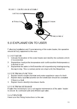 Preview for 11 page of Heatrae Sadia STREAMLINE OVERSINK 95010281 Fitting Instructions And User Manual