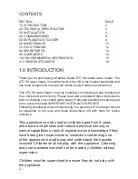 Preview for 2 page of Heatrae Sadia UTC 99 Fitting Instructions And User Manual