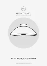 Heatsail Dome Bow Bracket Manual предпросмотр