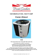 HeatSeeker WBR-17.0H-A Owner'S Manual preview