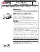 Preview for 28 page of HeatStar 4000IDG-HD Operating Instructions And Owner'S Manual