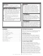 Preview for 2 page of HeatStar ERSP-100 Operating Instructions And Owner'S Manual