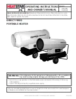 Preview for 1 page of HeatStar HS 3500DF Operating Instructions And Owner'S Manual