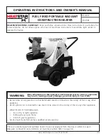 Preview for 1 page of HeatStar HS115IR Operating Instructions And Owner'S Manual