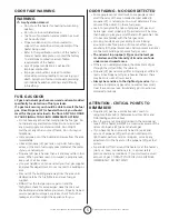 Preview for 5 page of HeatStar HS125FAV Operating Instructions And Owner'S Manual