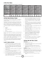 Предварительный просмотр 3 страницы HeatStar HS125KT Operating Instructions And Owner'S Manual