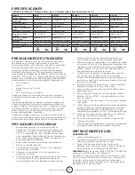 Предварительный просмотр 20 страницы HeatStar HS125KT Operating Instructions And Owner'S Manual