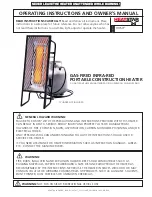 HeatStar HS35LP Operating Instructions Manual preview