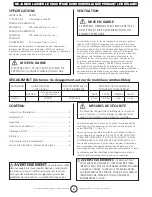 Preview for 12 page of HeatStar HS35LP Operating Instructions Manual