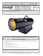 Предварительный просмотр 9 страницы HeatStar HS400FAVT Operating Instructions And Owner'S Manual