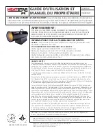 Предварительный просмотр 16 страницы HeatStar HS400FAVT Operating Instructions And Owner'S Manual