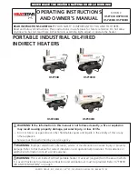 Предварительный просмотр 1 страницы HeatStar HSP100ID Operating Instructions And Owner'S Manual