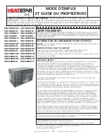 Preview for 60 page of HeatStar HSU100NGPAL Operating Instructions And Owner'S Manual