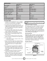 Предварительный просмотр 3 страницы HeatStar HSVFB10LPT Operating Instructions And Owner'S Manual