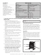 Предварительный просмотр 3 страницы HeatStar HSVFBF10NG Operating Instructions And Owner'S Manual