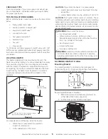 Предварительный просмотр 6 страницы HeatStar HSVFBF10NG Operating Instructions And Owner'S Manual